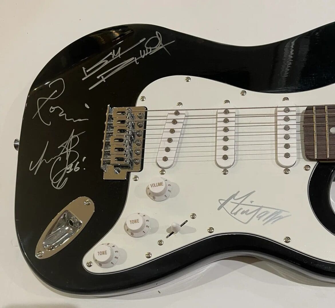 Rolling Stones Autographed Guitar Yourpremiermemorabilia