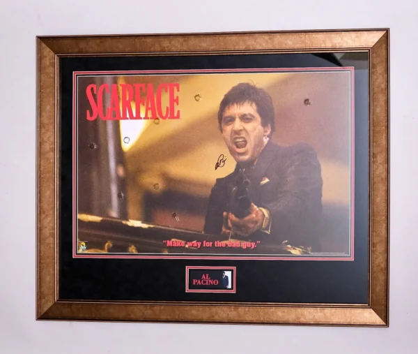 Al Pacino Autographed "Scarface" Poster