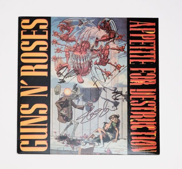 "Guns N' Roses" Autographed Album "Appetite For Destruction" - Image 2