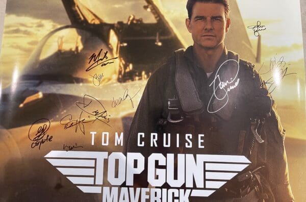 "Top Gun: Maverick" Movie Poster Autographed by Cast - Image 2