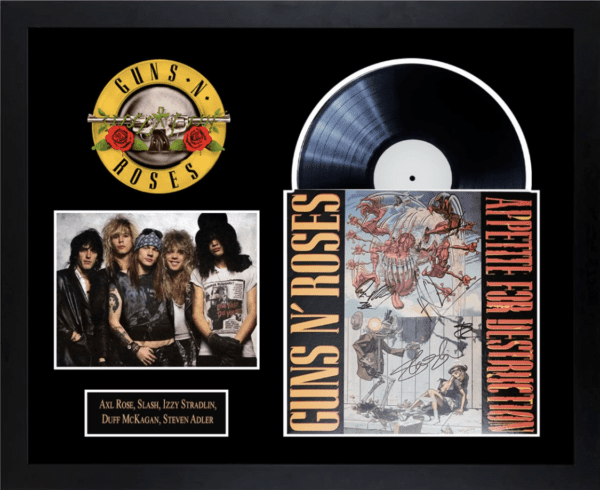 "Guns N' Roses" Autographed Album "Appetite For Destruction"