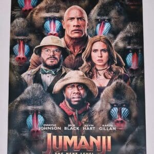Jumanji: The Next Level movie poster.