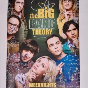 Big Bang Theory Full Cast Autographed Poster