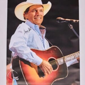 George Strait Autographed Poster