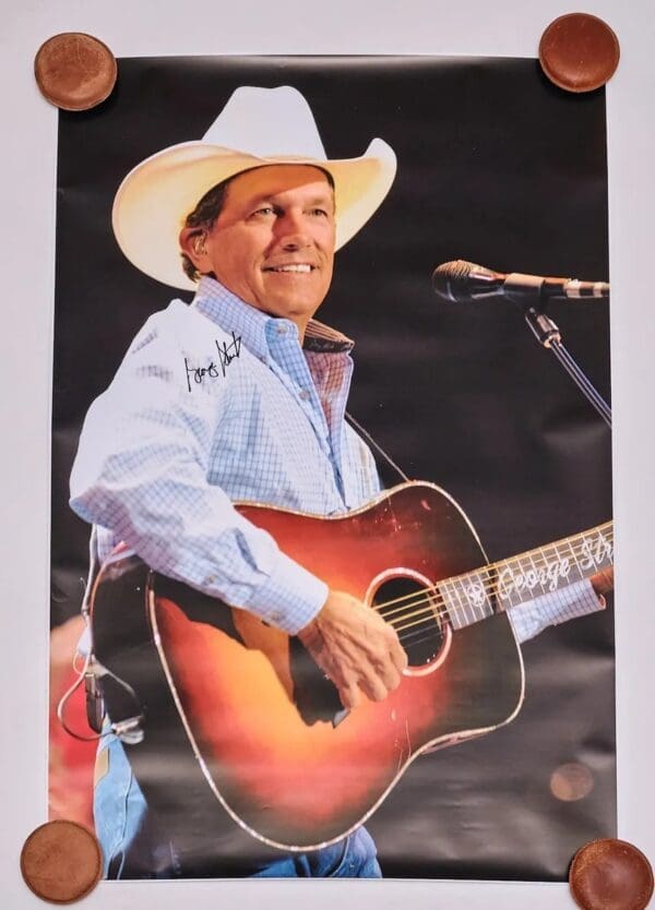 George Strait Autographed Poster