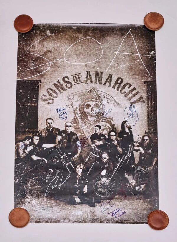 Sons of Anarchy Cast Signed Poster