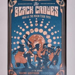 Black Crowes Autographed Concert Poster
