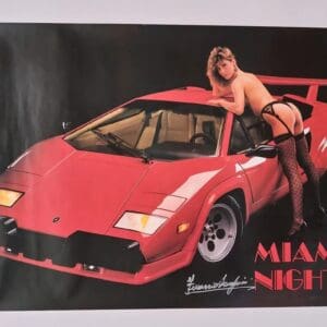 Ferruccio Lamborghini Autographed Poster