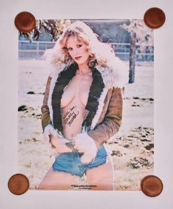 Dorothy Stratten Autographed Poster