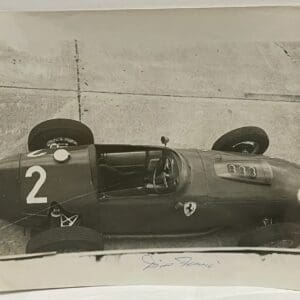 Dino Ferrari 10x8 Autographed Photo RARE