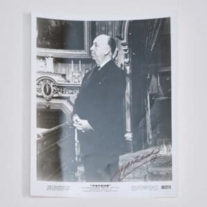 Alfred Hitchcock Autographed 8x10 Photo