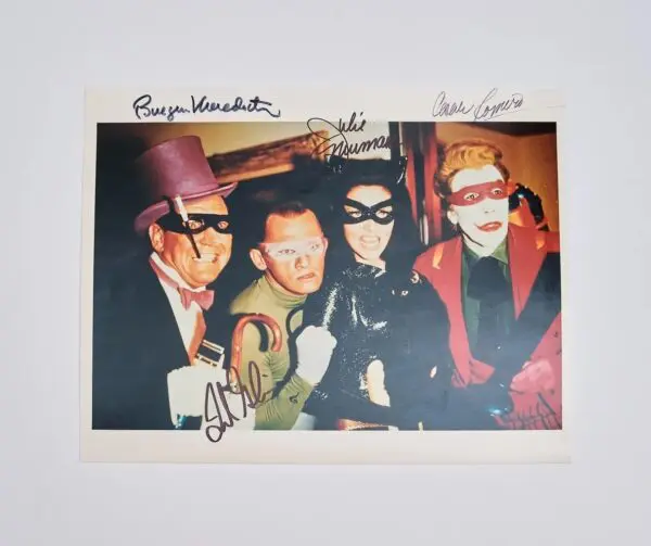 Batman Villains Autographed 10x8 Photo