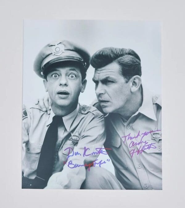 Andy Griffith 8x10 Autographed Photo