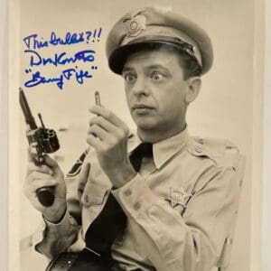 Andy Griffith Don Knotts Autographed Photo