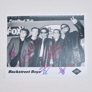 Backstreet Boys Band Signed 10x8 Photo