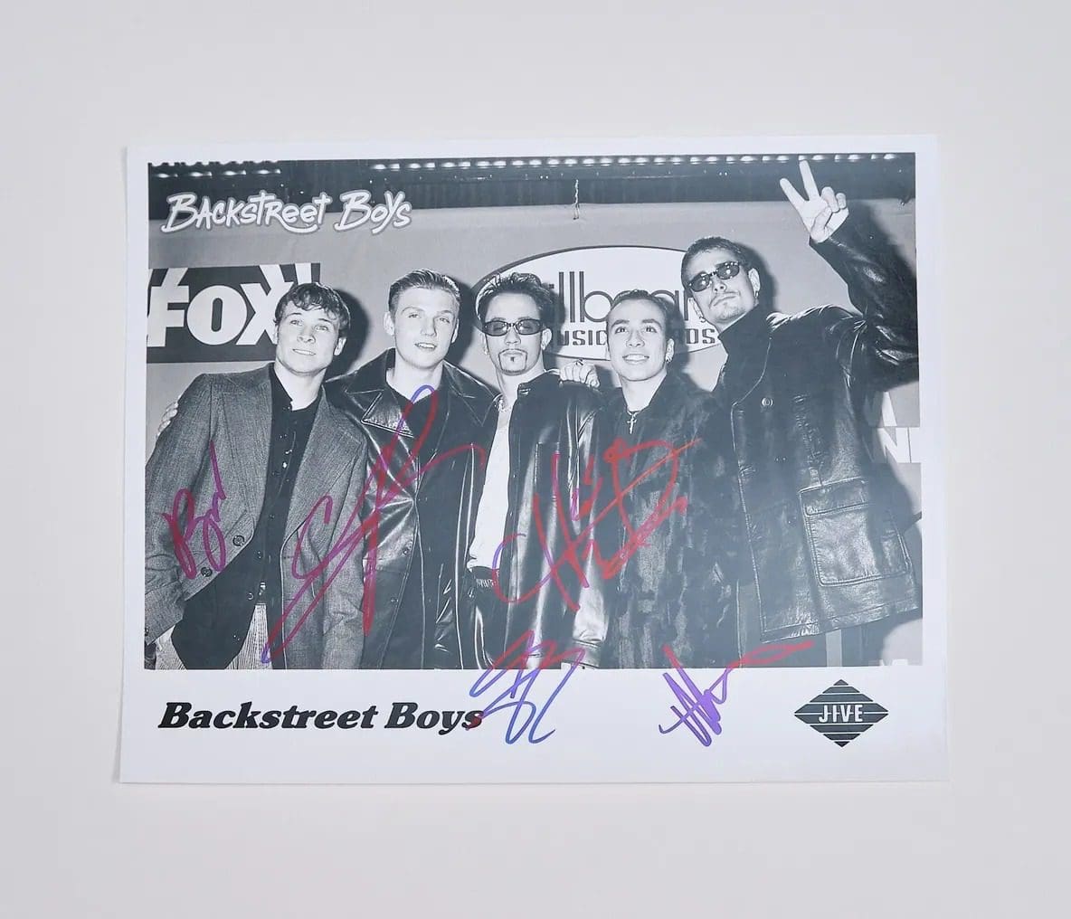Backstreet Boys Band Signed 10x8 Photo
