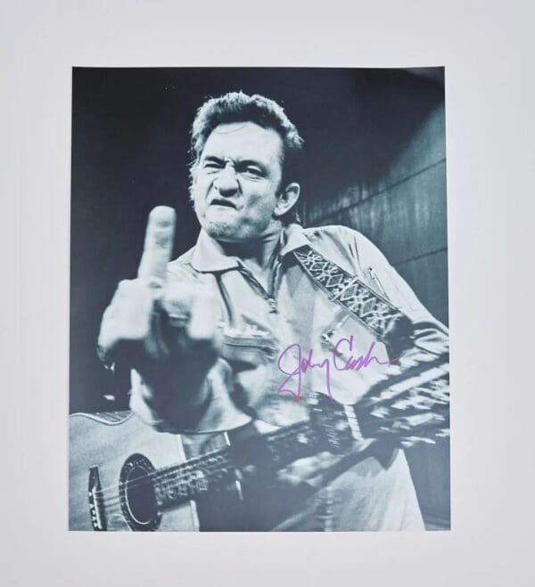 "Johnny Cash" Autographed 8x10 Photo