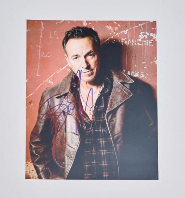 "Bruce Springsteen" Autographed 8x10 Photo