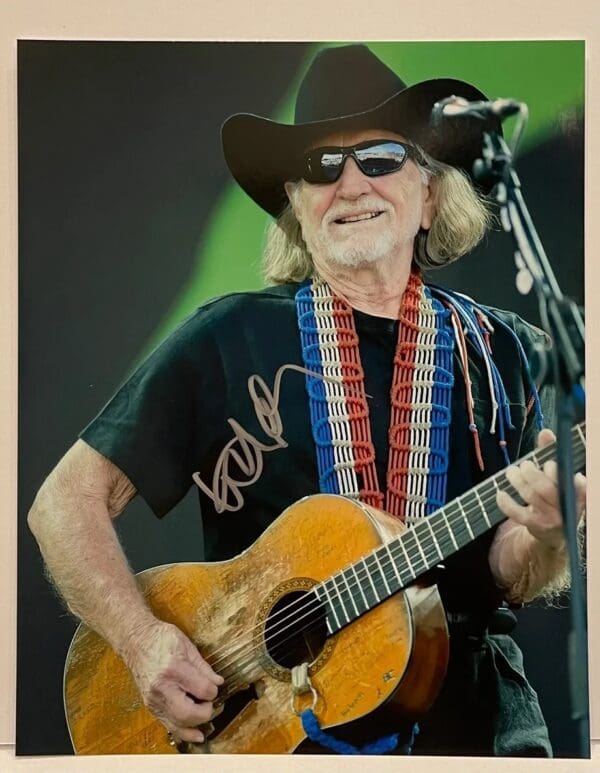 "Willie Nelson" 8x10 Autographed Photo