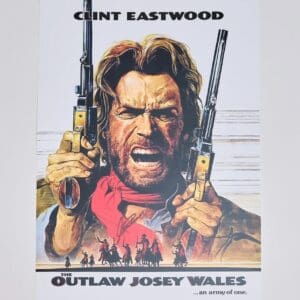 Outlaw Josey Wales Movie Poster Autographed Clint Eastwood