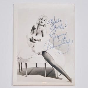 Jayne Mansfield Autographed 5x7 Photo