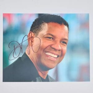 Denzel Washington Autographed 10x8 Photo