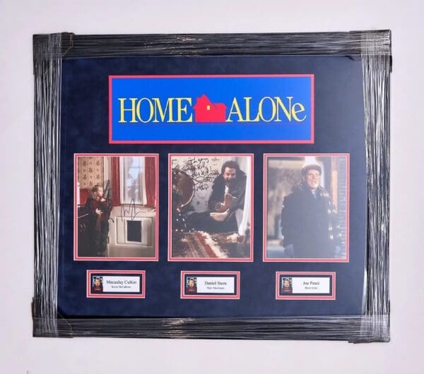 Framed Home Alone Autographed Photos