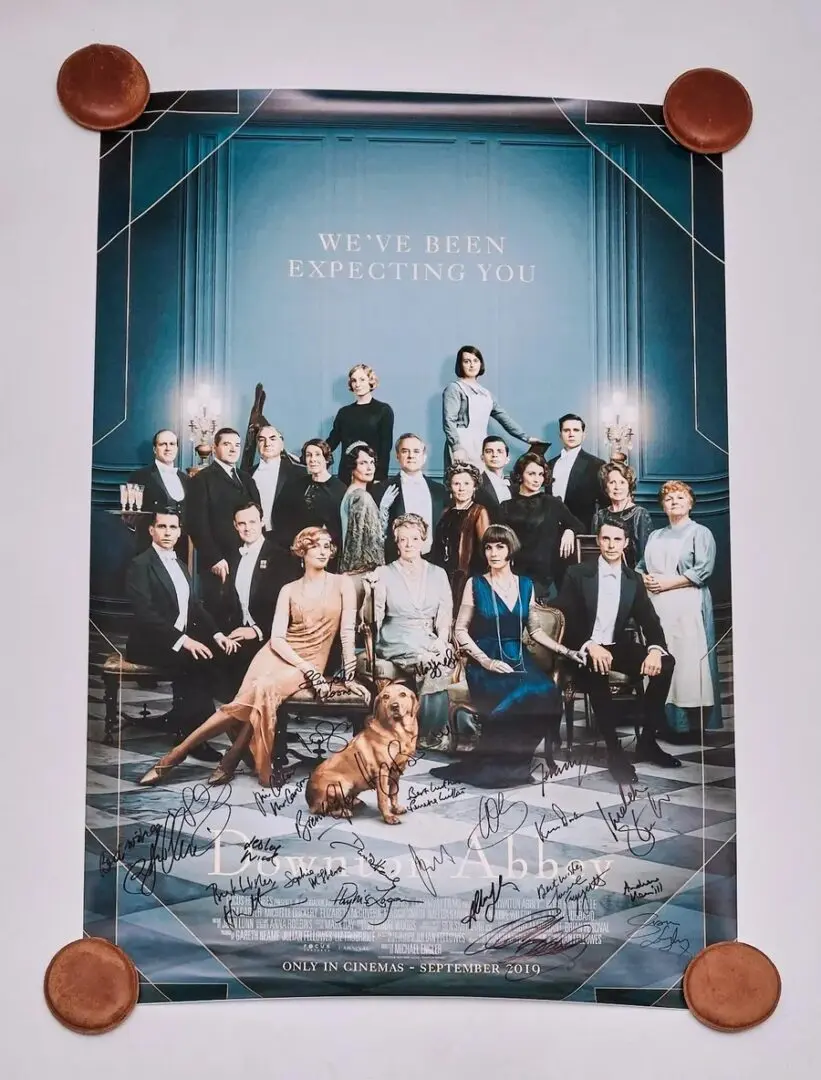 Downton Abby Autographed Photo