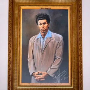 Framed Michael Richards Autographed The Kramer