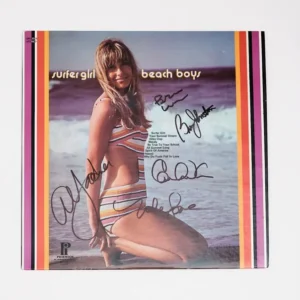 Beach Boys Autographed Album Surfer Girl
