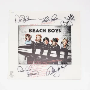 Beach Boys Autographed Album Wow Great Concert