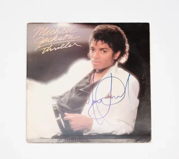 Michael Jackson Signed Album Thriller