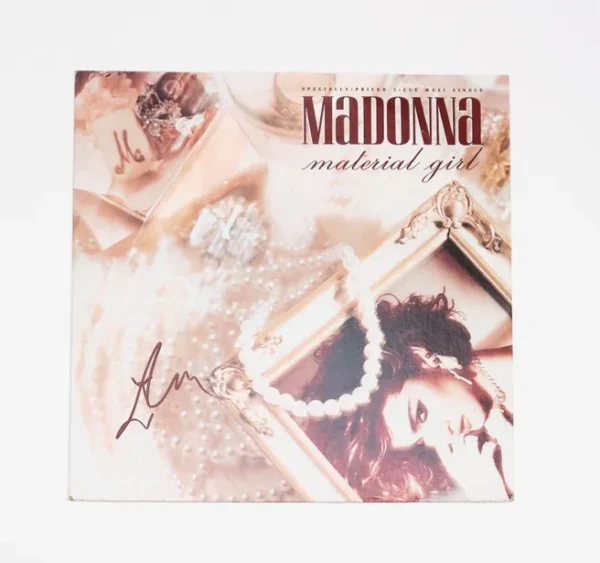 Madonna Signed Album Material Girl