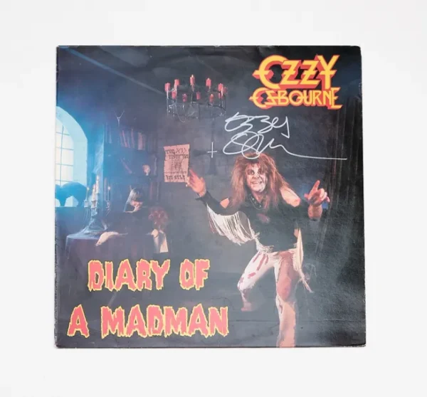 "Ozzy Osbourne" Signed Album "Diary of a Madman"