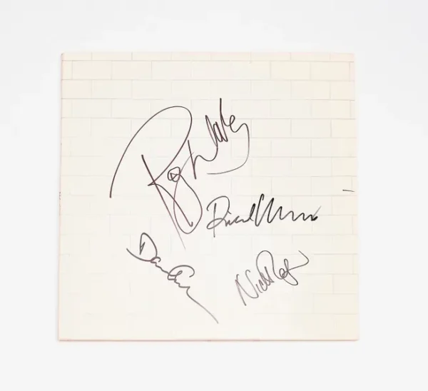 "Pink Floyd" Band Signed Album "The Wall"