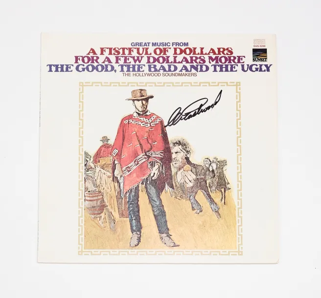 Clint Eastwood Signed Movie Music Album