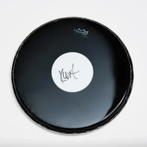 Kurt Cobain Autographed Drum Head