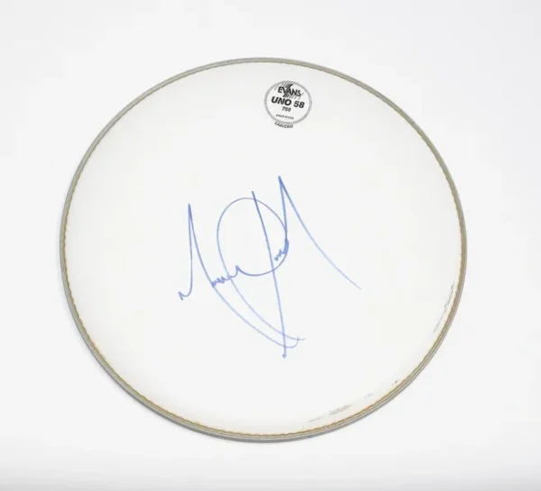 Michael Jackson Autographed Drum Head