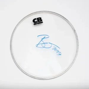 David Bowie Autographed Drum Head