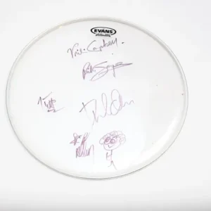 Def Leppard Autographed Drum Head