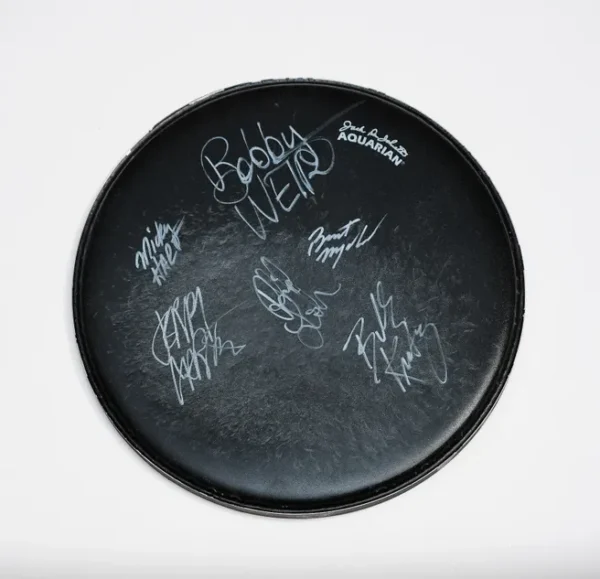 Grateful Dead Autographed Drum Head