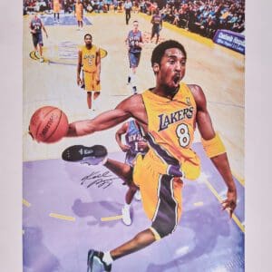 Kobe Bryant Autographed Poster