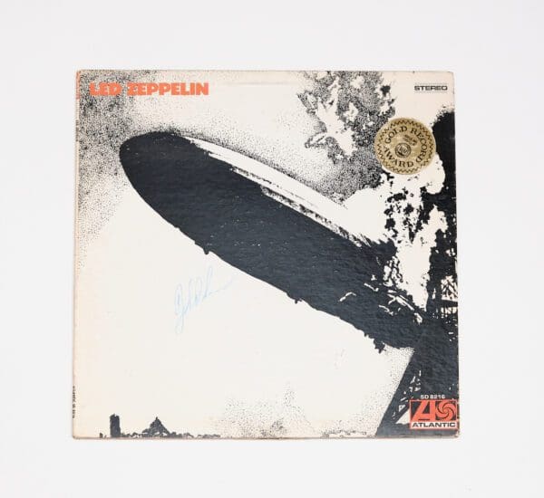 "Led Zeppelin" Autographed Album Signed by John Bonham