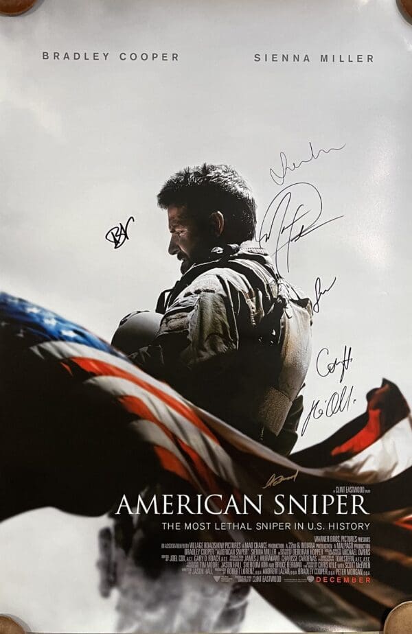 American Sniper Autographed Poster