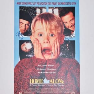 Home Alone movie poster with surprised boy.