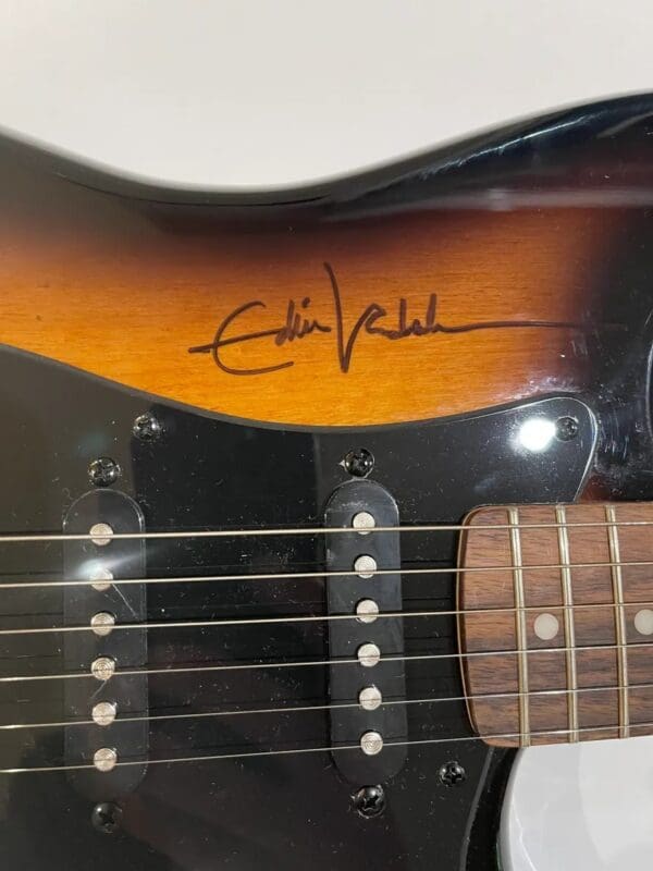 Pearl Jam Autographed Guitar Jeff Ament Mike McCready