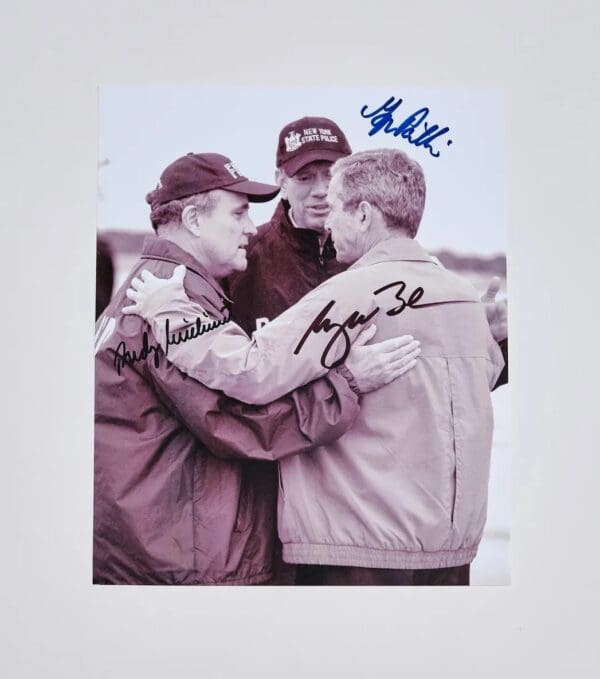 911 Autographed George W. Bush 8x10 Photo