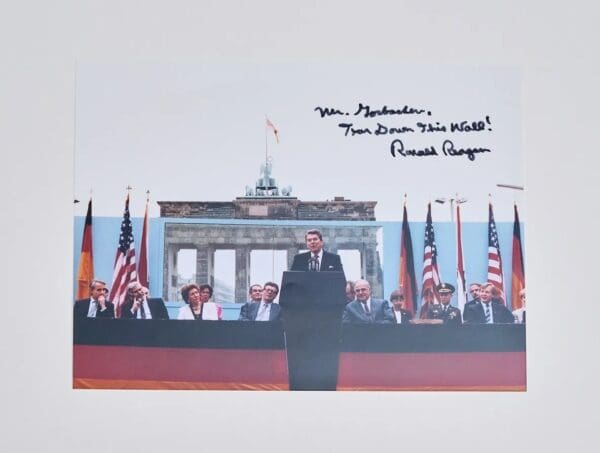 "President Ronald Reagan" Autographed Photo