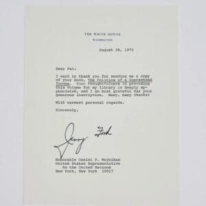President Gerald Ford Autographed Letter