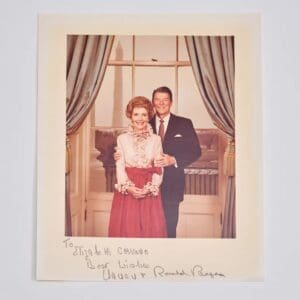 President Ronald Reagan and Nancy Reagan Autographed Photo